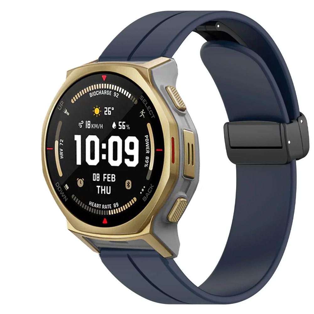 Магнитный силиконовый ремешок 22/20 мм для Amazfit T-Rex3 Pro 48/44 мм/Helio/Balance 2/Active 2 Браслет Часы Huawei 5/GT6/5 46 мм