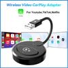 Беспроводной адаптер Carplay для Youtube Netflix Tiktok, беспроводной Apple CarPlay USB/Type C dongle преобразует заводской проводной в беспроводной