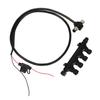 for NMEA2000 Cable with 4 Port T Connector 3A Fuse 5Pin M12 Thread 1m Long IP67 Waterproof for Lowrance Networks