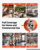 VEVOR Gable Mount Fan, 40.6 cm Attic Vent Exhaust Fan 1945 CFM Thermostat, Cooling and Ventilation for Home, Garage, Warehouse, Workshop
