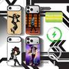 Милый мультяшный чехол для телефона Майкл Джексон (M-Michael J-Jackson) для iPhone 17, 16, 15, 14, 13, 12, 11 Plus, Pro Max, магнитный, для беспроводной зарядки MagSafe