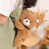 Lightweight Plush Backpack Fun Cartoon Doll Messenger Bag Bear Dog Sheep Gift