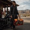 Large Capacity Travel Duffel Bag Printed Carrying Handbag Retro Quilted Duffle Bag  Camping