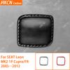 Для SEAT Leon MK2 1P Cupra FR 2005—2012 Рамка кнопки переключателя заднего багажника / 3K Углеродное волокно + Смола / 3 мм Защита от царапин