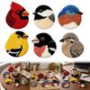 Bird Design Bird Coasters Punch Needle Kit Soft Bird Coaster Kit Embroidery Coaster Kit  Home Decor
