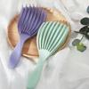 Расческа для распутывания волос с дизайном осьминога и гибкой щетиной для кудрявых и густых волос - Доступна в розовом, фиолетовом и зеленом цветах