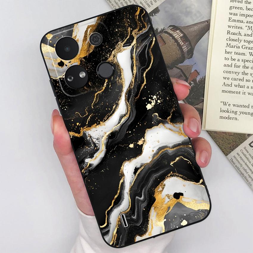 For Itel A04 A05s A16 A18 A23 A25 A26 A17 A33 A56 Phone Case Pretty Bow Pattern Fashion Shell Matte Silicone Anti Drop Protective Covers For Itel Capa