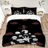 Naruto Akatsuki Symbols Print 3Pcs Bedding Setduvet Cover With 2 Bedropillowcase Home Birthday Gift