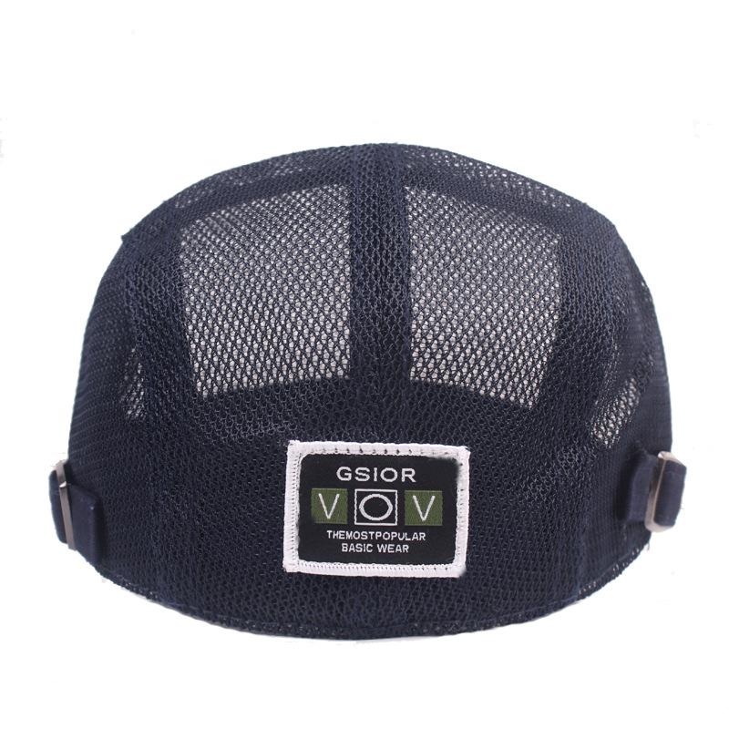 Сетчатая кепка мужская летняя кепка с утиным язычком, классная дышащая шляпа от солнца, литературный молодежный берет для мужчин и женщин, солнцезащитная кепка