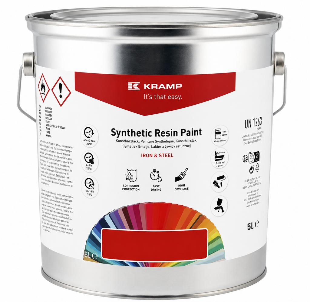 Paint matching Fendt machines, red 5