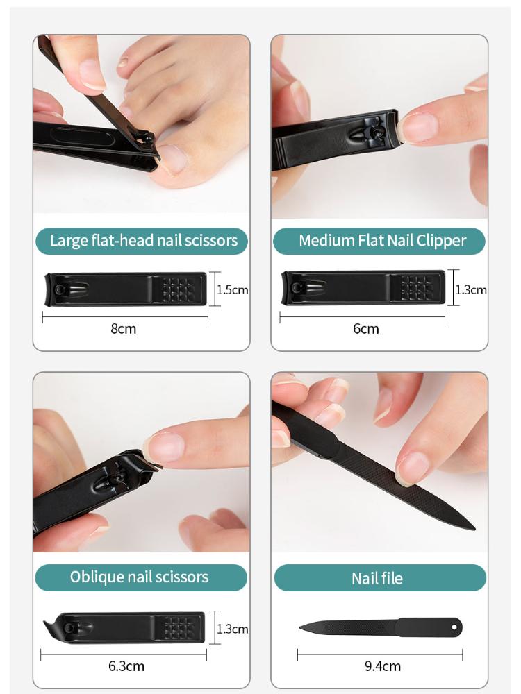 7/10/15 шт. профессиональные ножницы для педикюра, набор ножниц из нержавеющей стали с орлиным крючком, портативные маникюрные машинки для стрижки ногтей, набор инструментов