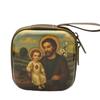 Rosary Prayer Bag Zipper Rosary Pouches Religious Jewelry Storage Box for Prayer Bead Earrings Portable Headphone Bag