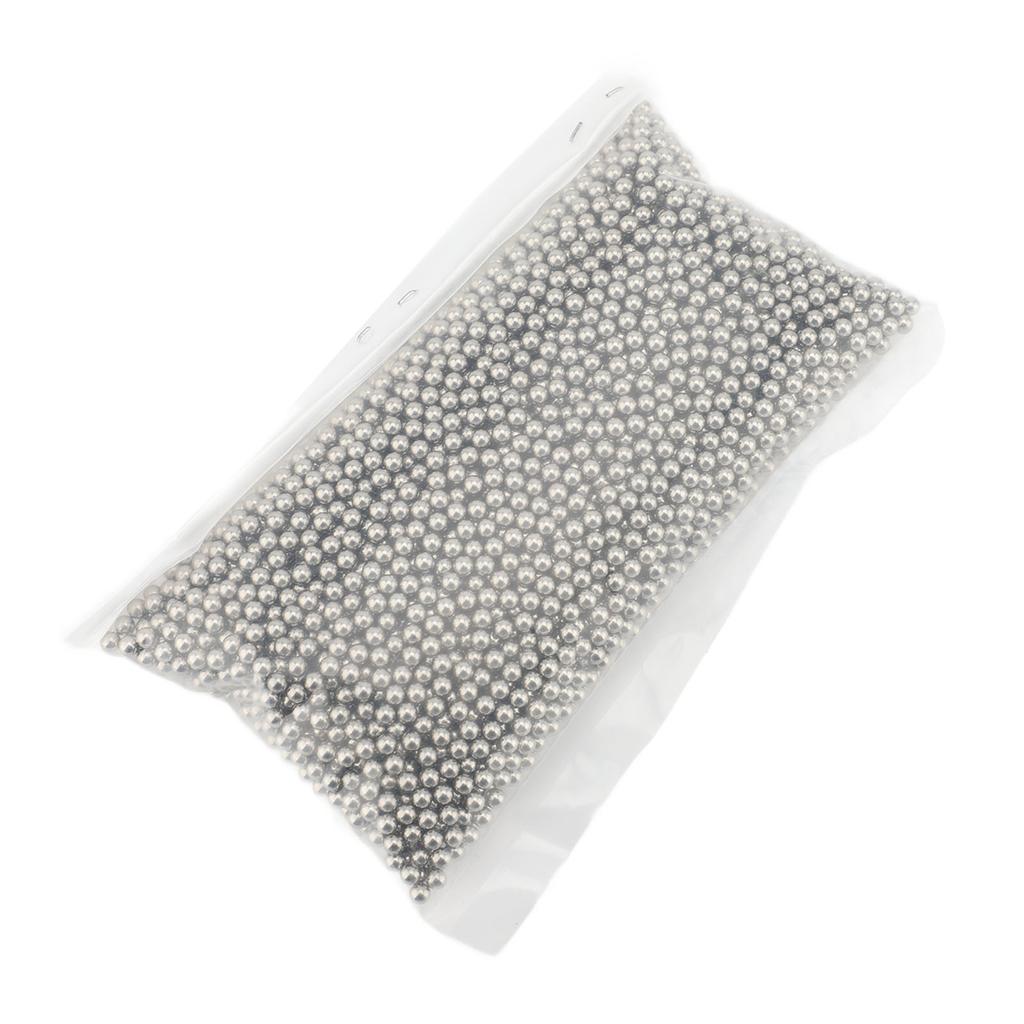 Polishing Beads Stainless Steel Multifunctional Round Jewelry Polishing Beads for Burr Removal