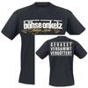 Bhse Onkelz Графическая футболка Винтажная стираная Унисекс Мерч рок-группы Унисекс Оверсайз Круглый вырез Хлопок Короткий рукав Футболки Топы Горячие