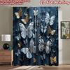 2D Flat Photography Backdrop Popular Party Party Backdrop Butterflies In Moon 100% Polyester Holiday Decorations Perfect for