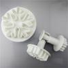 3pcs Snowflake Fondant Cake Decorating Sugarcraft Cutter Plunger Mold Mould