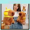 Cute Adorable Capybara Plush Toy With Bee Hat Perfect For Birthday Gifts And Collecting