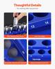 Magnetic Socket Organizer Set 4PCS Socket Trays Blue & Red for Metric SAE