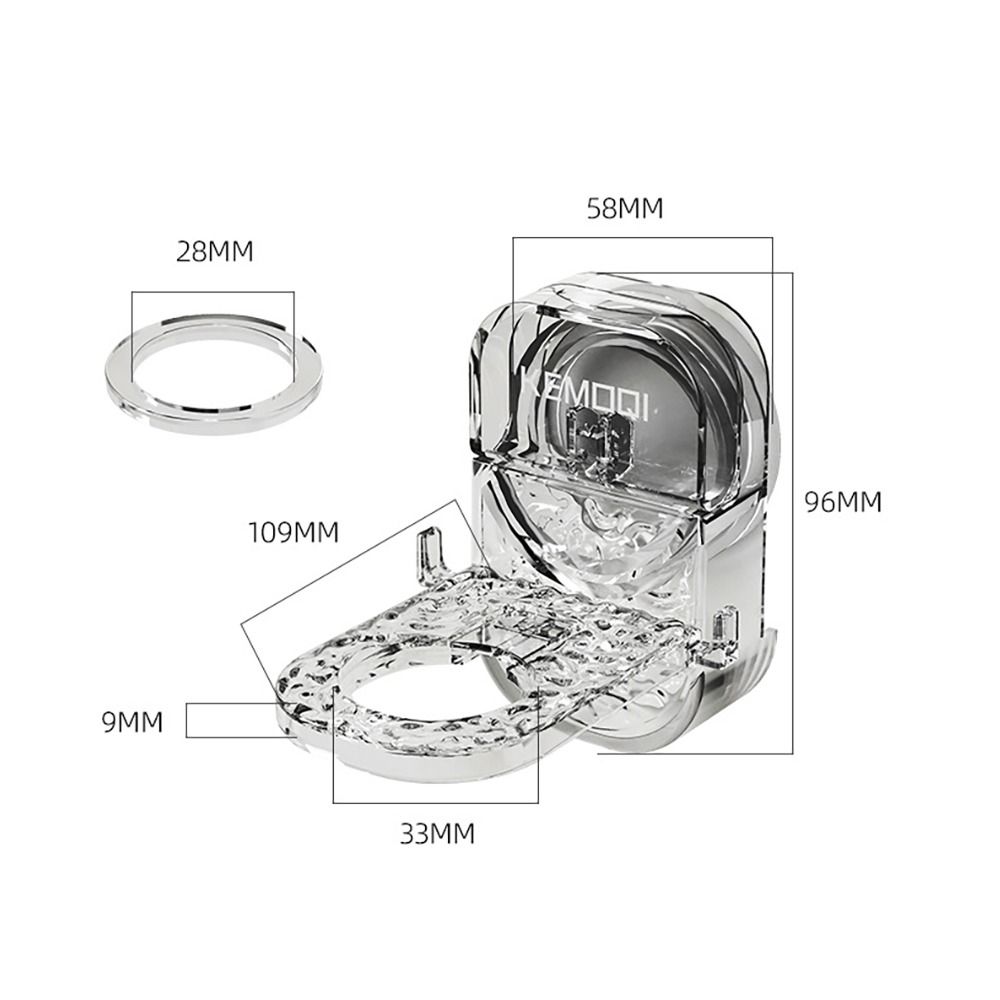 No Punching Shampoo Hanger Hooks Adjustable Lotion Hand Soap Bottle Support Frame