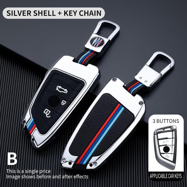 Car Key Case Cover Key Bag For Bmw F20 G20 G30 X1 X3 X4 X5 G05 X6 F15Accessories Car-Styling Holder Shell Keychain Protection
