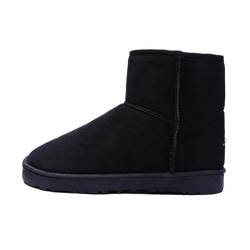 Fashion Cheap Snow Boots for Men Women Platform Warm Plush Men's Winter Boots Large Size 47 Slip-on Ankle Boots Men Botas Para Hombre