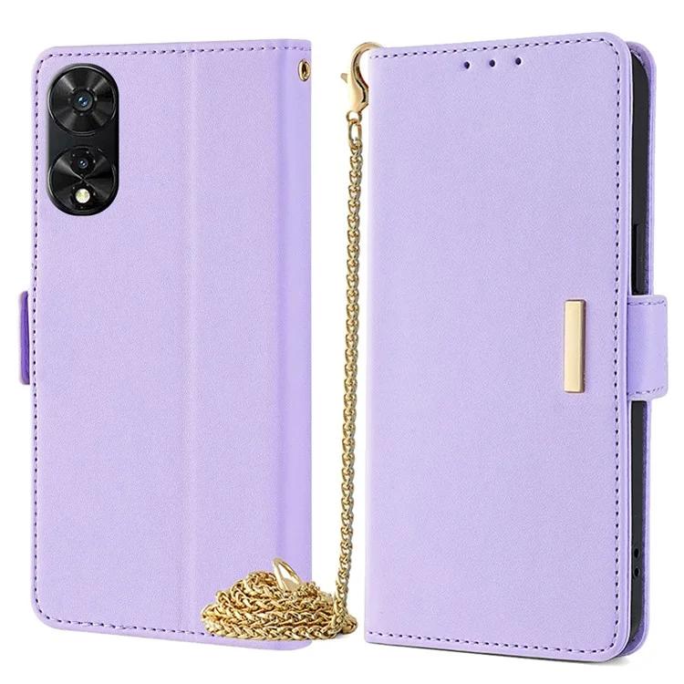 Для TCL 505 чехол-кошелек с защитой от царапин из искусственной кожи, отделения для карт, чехол для телефона с ремешками - синий