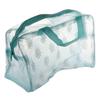 1Pcs Ladies Mobile Striped Transparent Bag Hand Carry Waterproof Bathroom Wash Gargle Bag