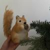 Фигурка белки из пенопласта, легкое украшение в виде белки, реалистичное украшение в виде белки для рождественской елки