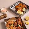 Heat-resistant Baking Tray Stainless Steel Air Fryer Grilling Rack  Air Fryer Accessories