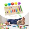 Color Sorting Toy with Rainbow Beads Learning Cognitive Preschool Math Tool Educational