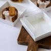 20 шт. Упаковка для пищевых продуктов Прозрачная крышка Упаковочная коробка с прозрачной крышкой Одноразовая коробка для пищевых продуктов Торт