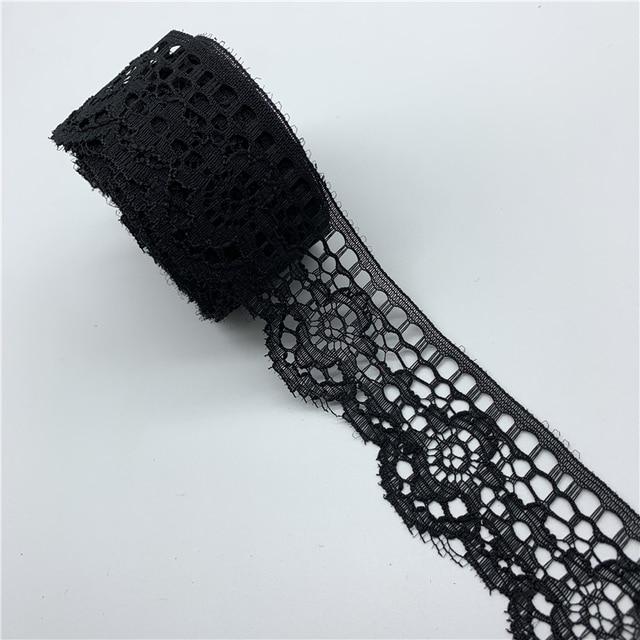 5 ярдов 38 мм кружевная лента, ремесленные изделия, вышитая кружевная бейка, лента ручной работы, кружевные украшения, сделай сам, швейная ткань, французская кружевная ткань