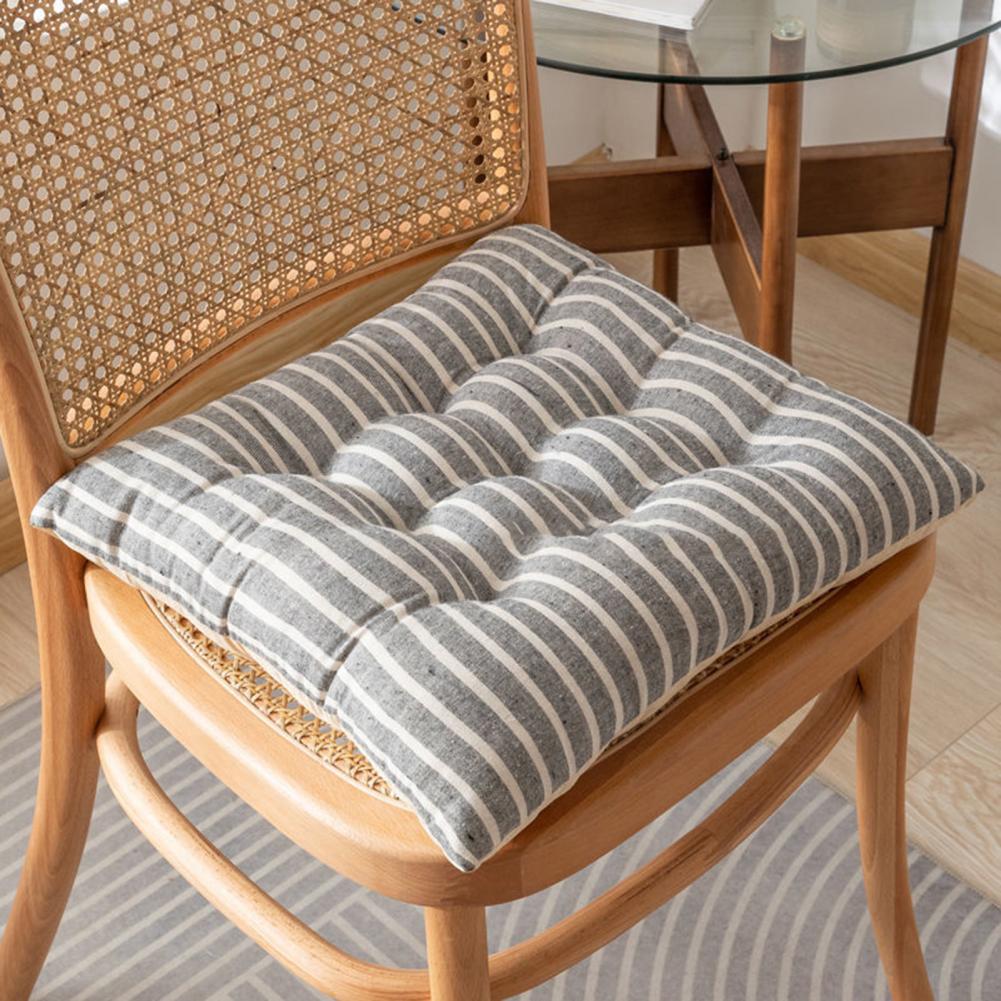 1 шт. Мягкая подушка для спинки сиденья стула из полипропилена и хлопка, накладки на стулья для патио, мягкая квадратная подушка для стула с ремешком, удобная для использования на открытом воздухе