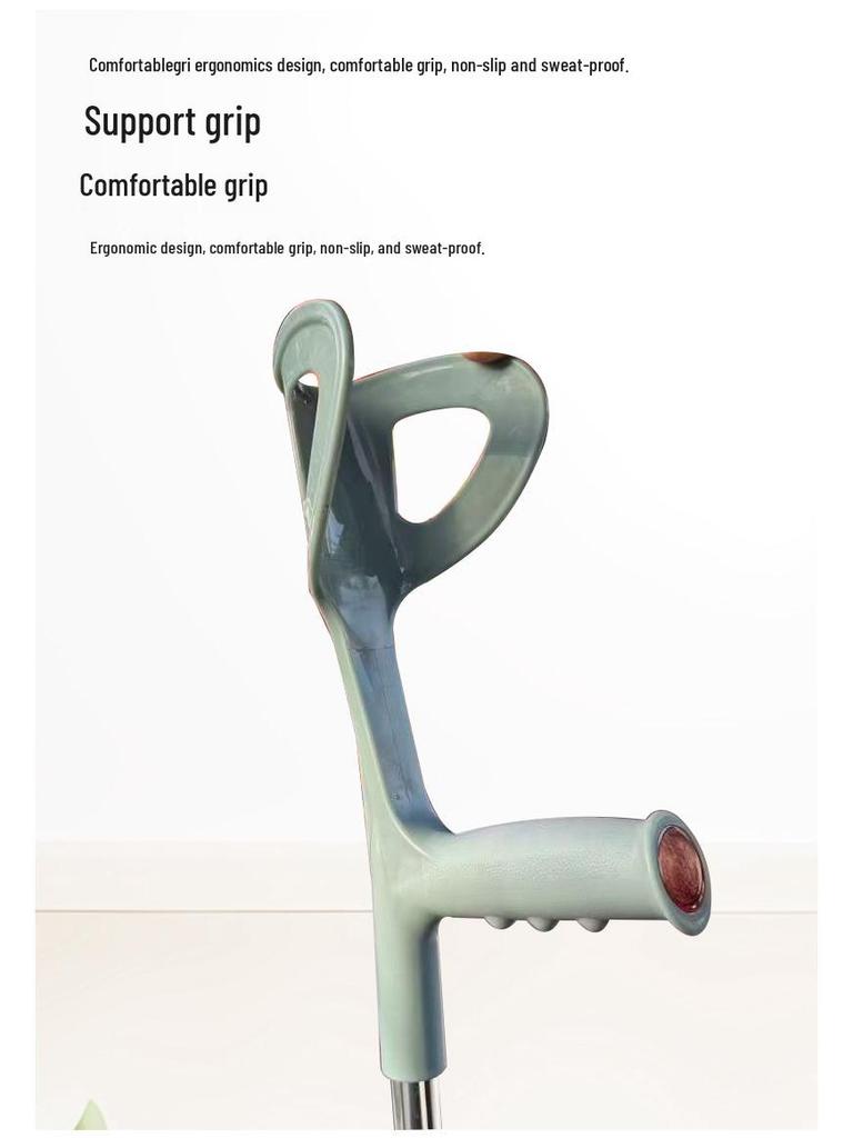 Регулируемые костыли для предплечья для реабилитации - Портативное средство для ходьбы для пожилых и инвалидов