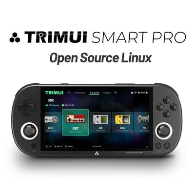 Портативная игровая консоль Smart Pro, 4,96 дюйма, IPS-экран, система Linux, джойстик, RGB-подсветка, игровая консоль Trimui в стиле ретро, ​​подарок