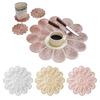 PVC Placemat Heat Insulation Table Mat Cup Pads Non-Slip Coaster for Dining