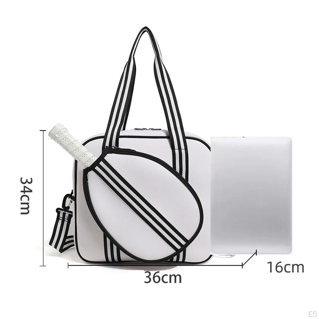Сумка для тенниса Бадминтон Профессиональная водонепроницаемая неопреновая переноска для ракеток Pickleball Фитнес