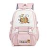 Kids Capybara Pattern Backpack Ergonomic Shoulder Straps Bag For Travel School