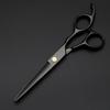 6" Fire Craftsman Mei Mei Black Hairdressing Scissors - Flat Cut & Thinning