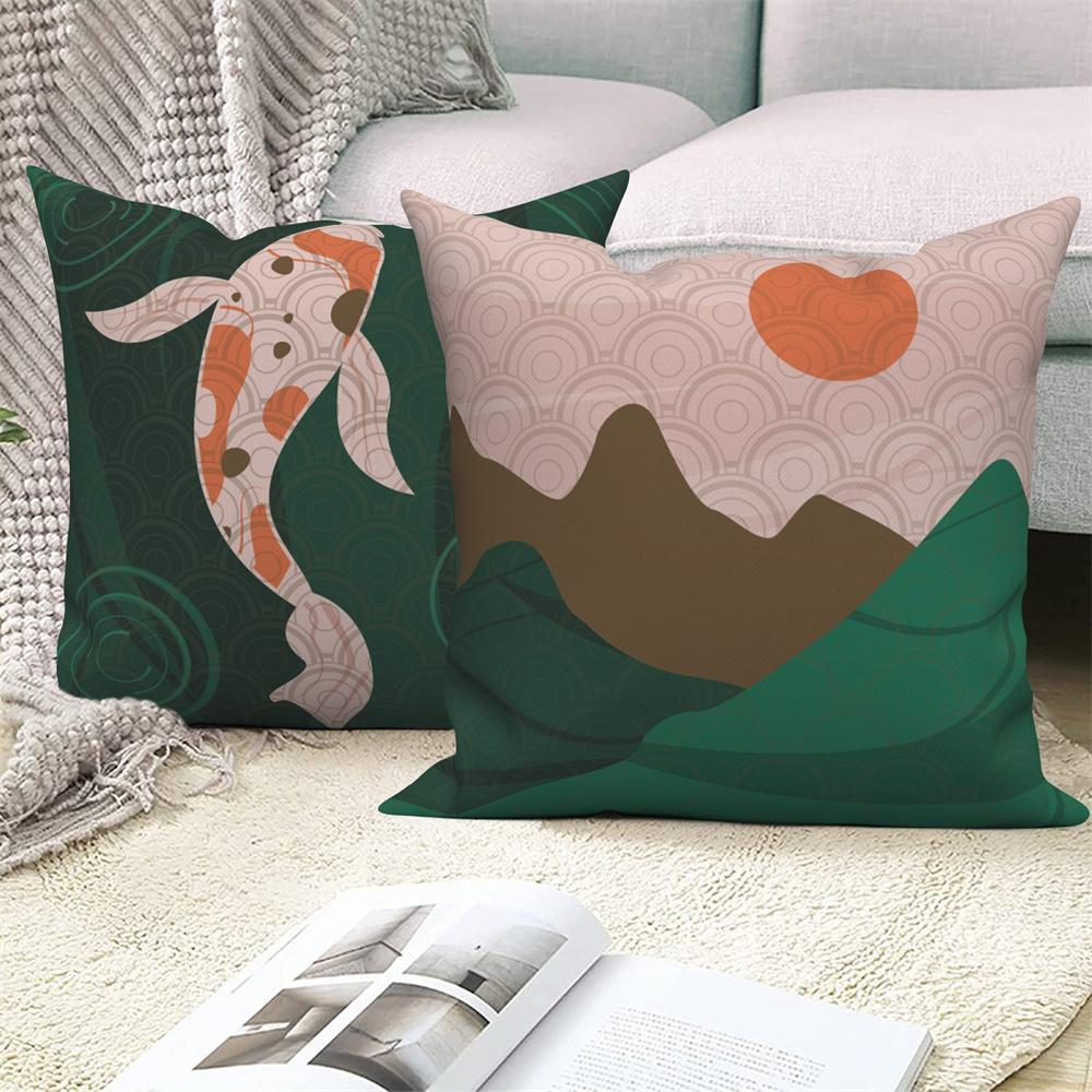 Природный ландшафт домашний диван-кровать декоративная наволочка японская подушка