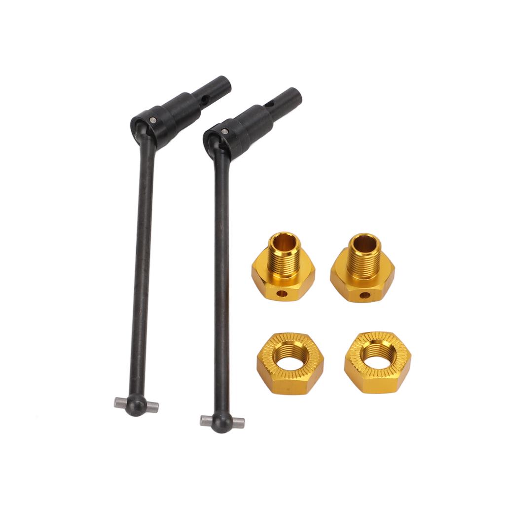 Metal Front and Rear Drive Shaft RC Drive Shaft for JLB 110 RC Car Parts AccessoriesGold