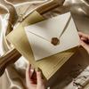 10 шт., винтажные цветные конверты, штамп для письма, сургучная печать, наклейки, открытки, свадебный подарок, упаковка, конверты, корейские канцелярские принадлежности