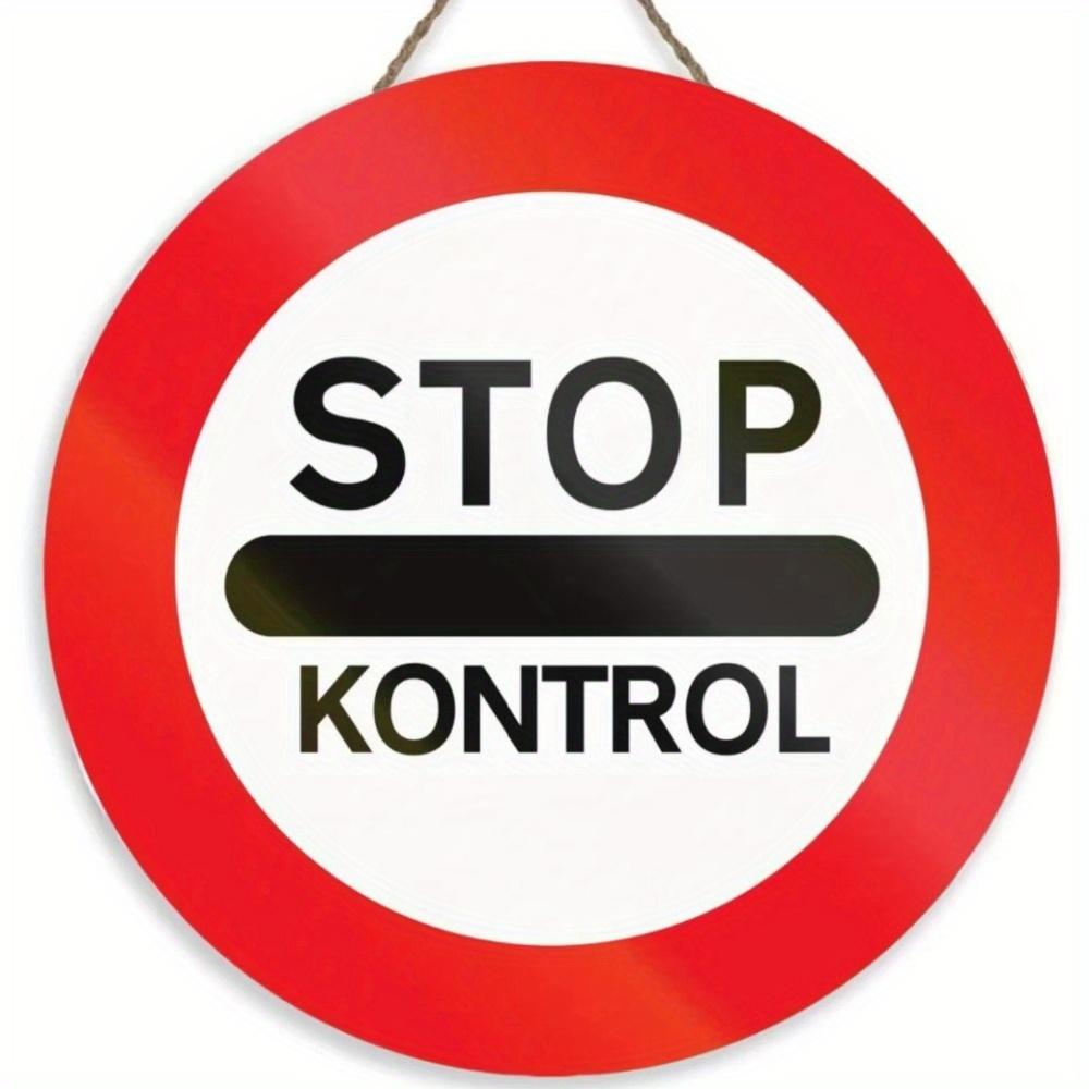 1 шт. 2d плоский круглый деревянный знак - 20 см Посторонним вход воспрещен Предупреждение Видеонаблюдение Настенный плакат Доска Двор Жесткий Знак Безопасности