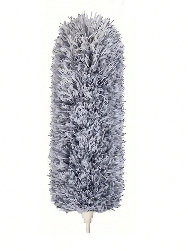 Multifunctional retractable duster with bendable head - reusable and washable for high ceilings, furniture and car cleaning