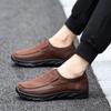 Men's Fashionable Breathable Business Loafers - Large Size Casual Slip-Ons