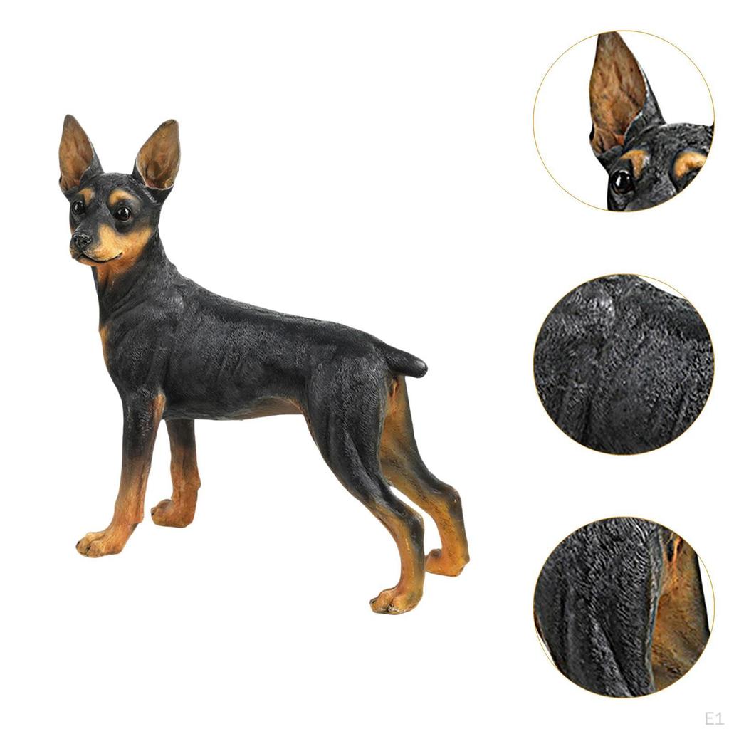 Коллекция украшений из смолы в виде статуэтки собаки для внутреннего оформления гостиной офиса