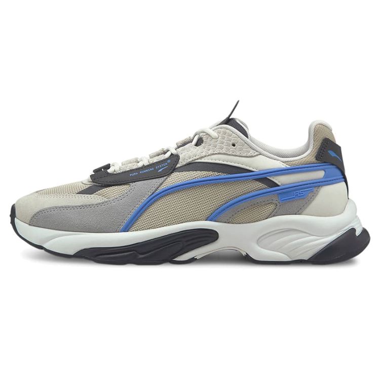 Puma Rs-Connect Splash Comfortable Mesh Shock Absorbing Non-Slip Durable Low-Top Training Running Shoes Unisex Sneaker Gray White 381910-02