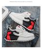 Мужские модные кроссовки в стиле 'Dad Shoes' из тисненой кожи с толстой амортизирующей подошвой на весну 2025 года