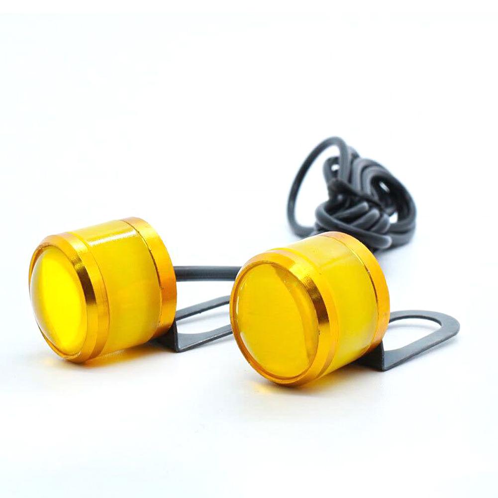 2 шт. Красный Синий Стробоскоп Мотоциклетный Орлиный Глаз Дневные Ходовые Огни Аварийная Сигнальная Стробоскопическая Фара Противотуманная Фара Для Грузовика Мотоцикла X8D3