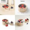 Play Children Kitchen Toy Wooden Mini Cake Set Creative Hand Coordination Eye